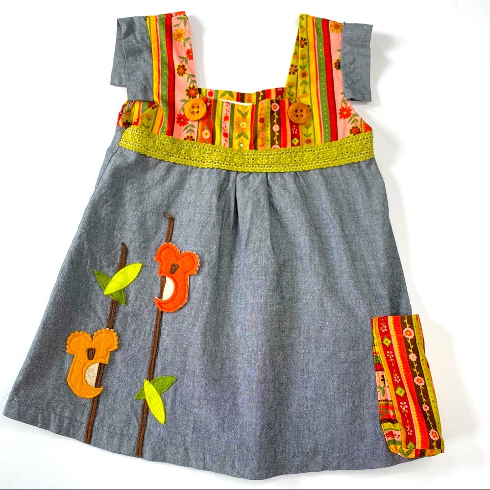 Little girls 3T koala a-line jumper dress